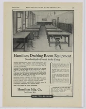 1927 Hamilton Drafting Tables Ad: Table No. 250, 243 - Two Rivers, Wisconsin