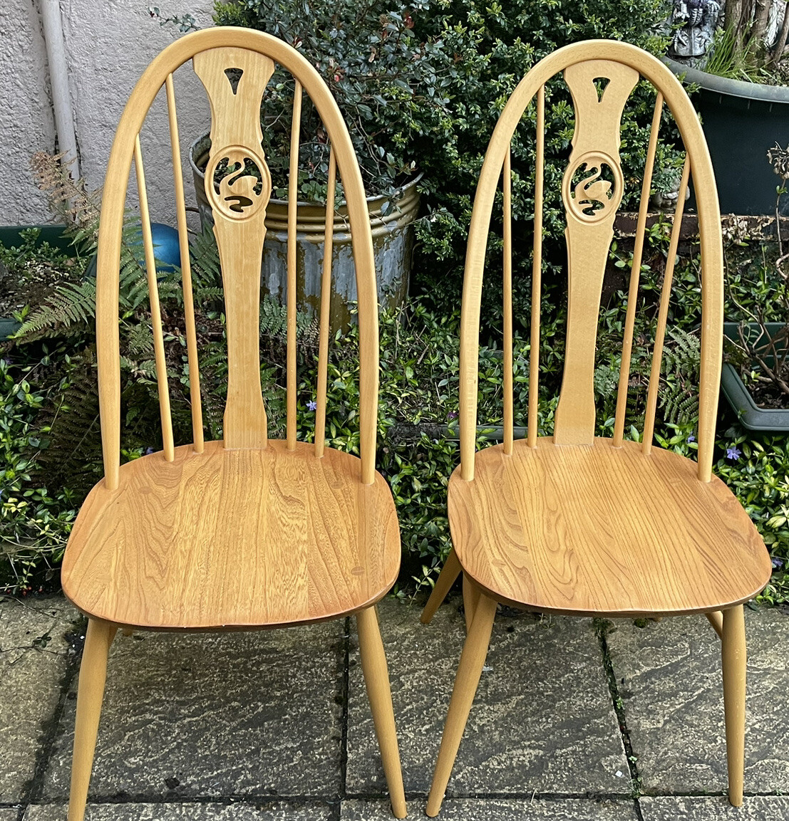 SUPERB MODERN ERCOL SWAN QUAKER DINING CHAIR, VERY CLEAN CONDITION, eBay