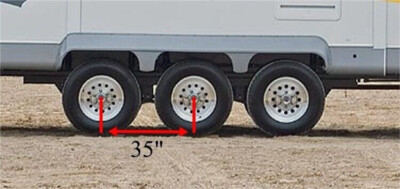 MOR/ryde MORryde SRE3-735X SRE4000 Suspension, Triple Axle Travel ...