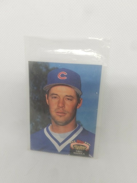 Greg Maddux Topps Stadium Club Rookie Card EBay