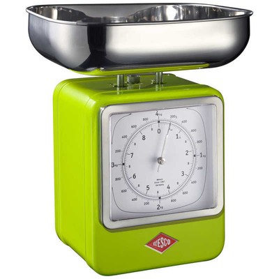 WESCO Cooking Scale Analog Type Lime Green 13x15xH27cm (122b)
