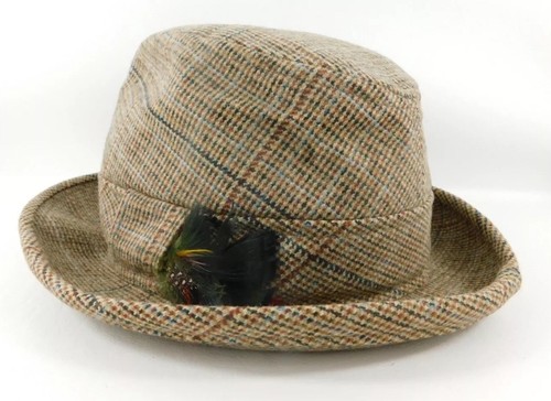 JCPenney Fedora Hat Vintage Tweed 