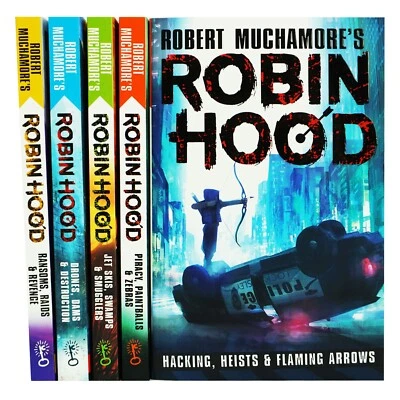 Robin Hood Series by Robert Muchamore 5 Books Set - Ages 10-17 - Paperback