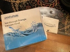 Pool Whale Triangle Pool Vacuum Head with Swivel, 11" Wide Swimming Pool Clean