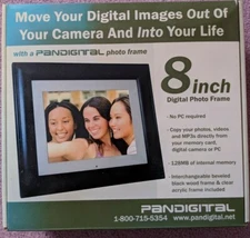 8 Inch Digital Photo Frame, Pandigital 128MB Interchangeable Frame