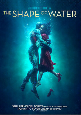The Shape of Water (DVD) VG Disc + Cover Art - NO CASE