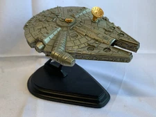 Vtg 1993 Lucasfilm Presents "THE MILLENNIUM FALCON" Star Wars Pewter Space Ship