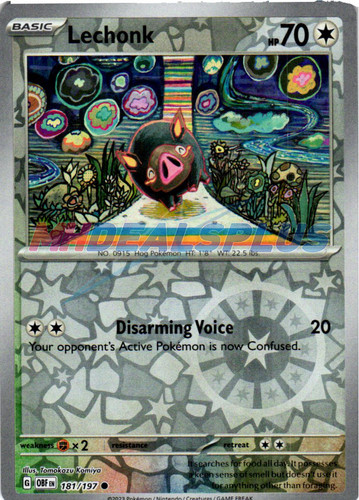 shiny lechonk pokemon card Pokemon TCG Scarlet and Violet Lechonk # 155 Base Set Common — Collectible  Craze America
