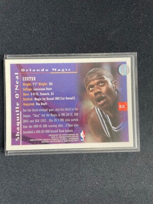 1995-96 Topps Finest Mystery Finest Covered Shaquille O'Neal #M22