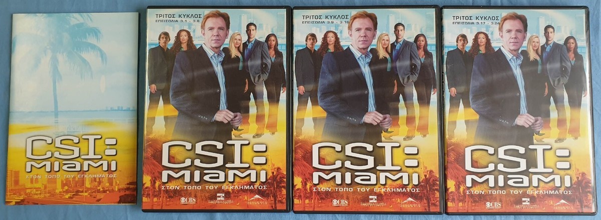 CSI: Miami Complete Series Season 1, 2, 3, 4 DVD PAL Box Set