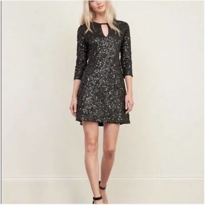 mini silk dress Veronica Beard Adrienne Silk Mini Dress | Navy Multi