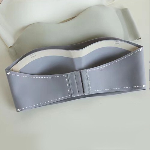 Neue Damen Trägerloser Gepolsterter Nahtloser Dehnbarer Bandeau-Bh Bustier- /s - Bild 5 von 29