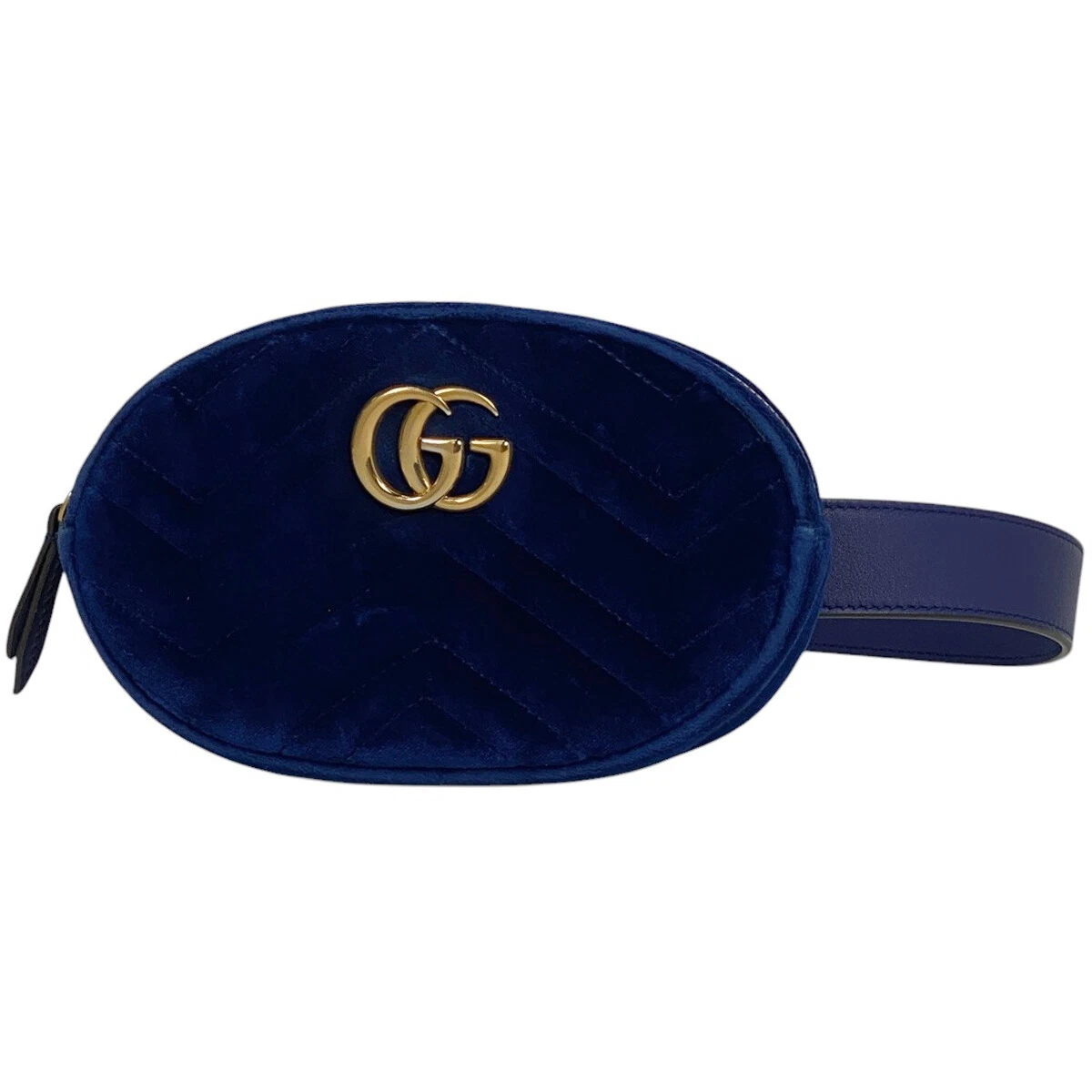 GUCCI GG Marmont Body Bag Sac Taille avec Motif Coeur Body Bag Cuir Bleu...