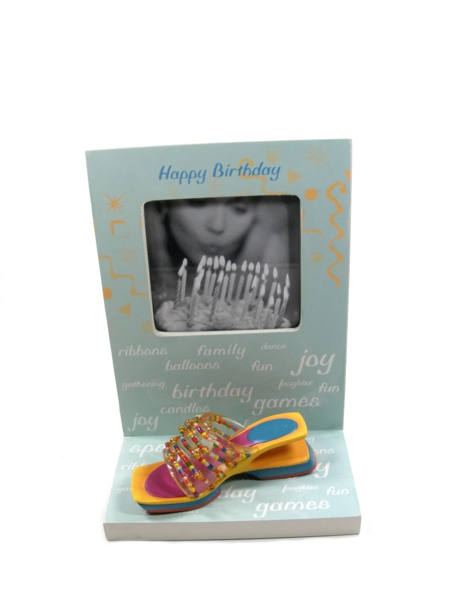 Just the right shoe *Bahama Mama* 27342 Happy Birthday ,mit Bilderrahmen -selten