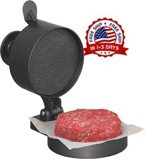 Conjunto de Prensa para Hamburguesas con Molde Antiadherente para BBQ 4 1/2"