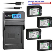 Kastar Battery LCD Charger for Samsung IA-BP210E IA-BP210R Samsung HMX-F90