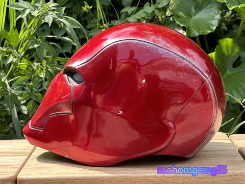 Batman Red Hood Jason Todd Helmet FRP Mask Halloween Cosplay Props eyes Light up - Picture 7 of 23