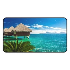 Beach Desk Pad Protector, Desk Mat, Laptop Desk Pad, Computer Desk Mat