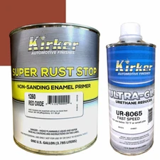 Gal Kirker Super Rust Stop Non Sanding Enamel Primer Red Oxide 1260 Fast Reducer