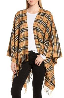 burberry cape poncho
