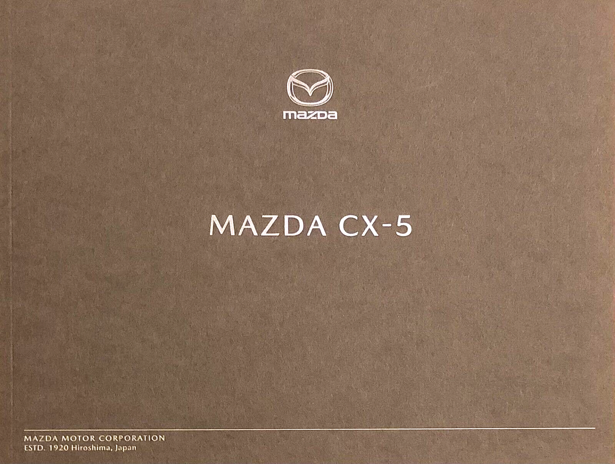 2020 MAZDA CX-5 CROSSOVER—5 MODELS—DELUXE 50 PAGE U.S. SALES
