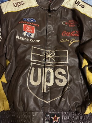 RARE Full Leather Chase UPS CAR #88 DALE JARRETT Jeff Hamilton