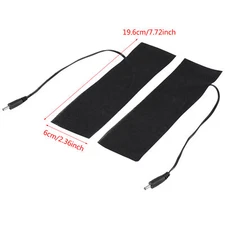 1 Pair 5V USB Electric Heating Film Heater Pads For Warming Feet♡