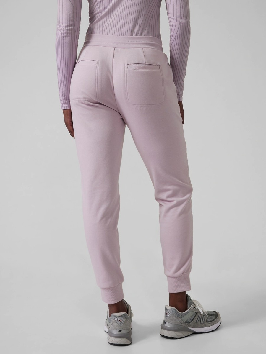 NWT Athleta Apres Ski Down Jogger Pants, Shasta Purple SIZE 16