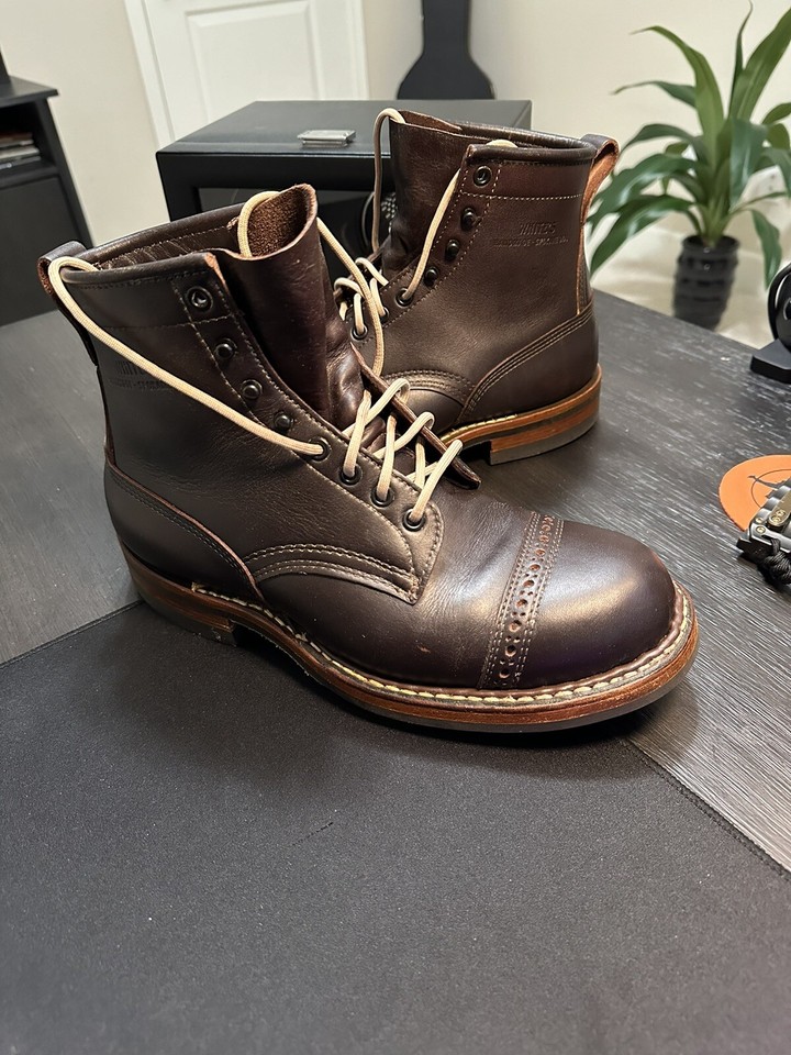 Whites Semi Dress Brown Dress Boots Custom (Bounty Hunter from Bakers