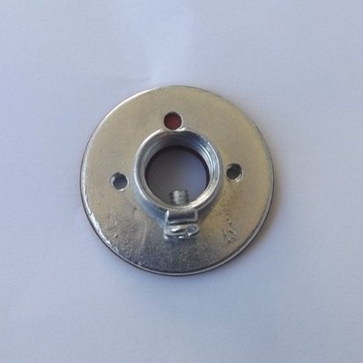 PORCELAIN SOCKET CAP WITH 1/2'' HOLE 1/4IP THREADS LAMP PART NEW 40289JB