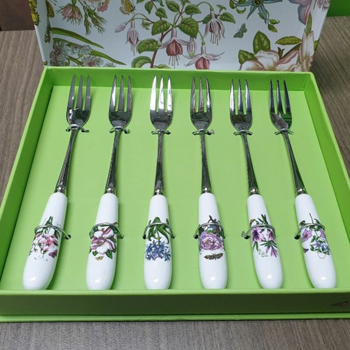 Portmeirion Botanic Garden Pastry Forks Set of 6 eBay