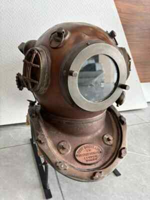 Antique Siebe Gorman Diving Helmet Solid Copper & Brass Divers Antique Siebe Gorman Diving Helmet Solid Copper & Brass Divers