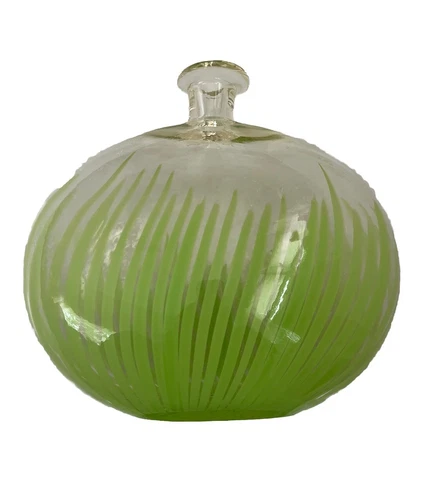 Murano Glass 1950's Dino Martens Vase Celadon Green 8" Tall. Beautiful!