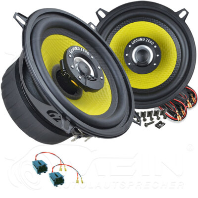GROUND ZERO LAUTSPRECHER für CITROEN XSARA Coupé 1998-2006 Heck Hinten 130 #A4ZZ