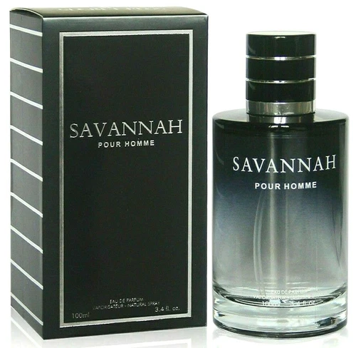 SECRET PLUS SAVANNAH POUR HOMME EAU DE PARFUM SPRAY FOR MEN 3.4 Oz / 100 ml NEW!