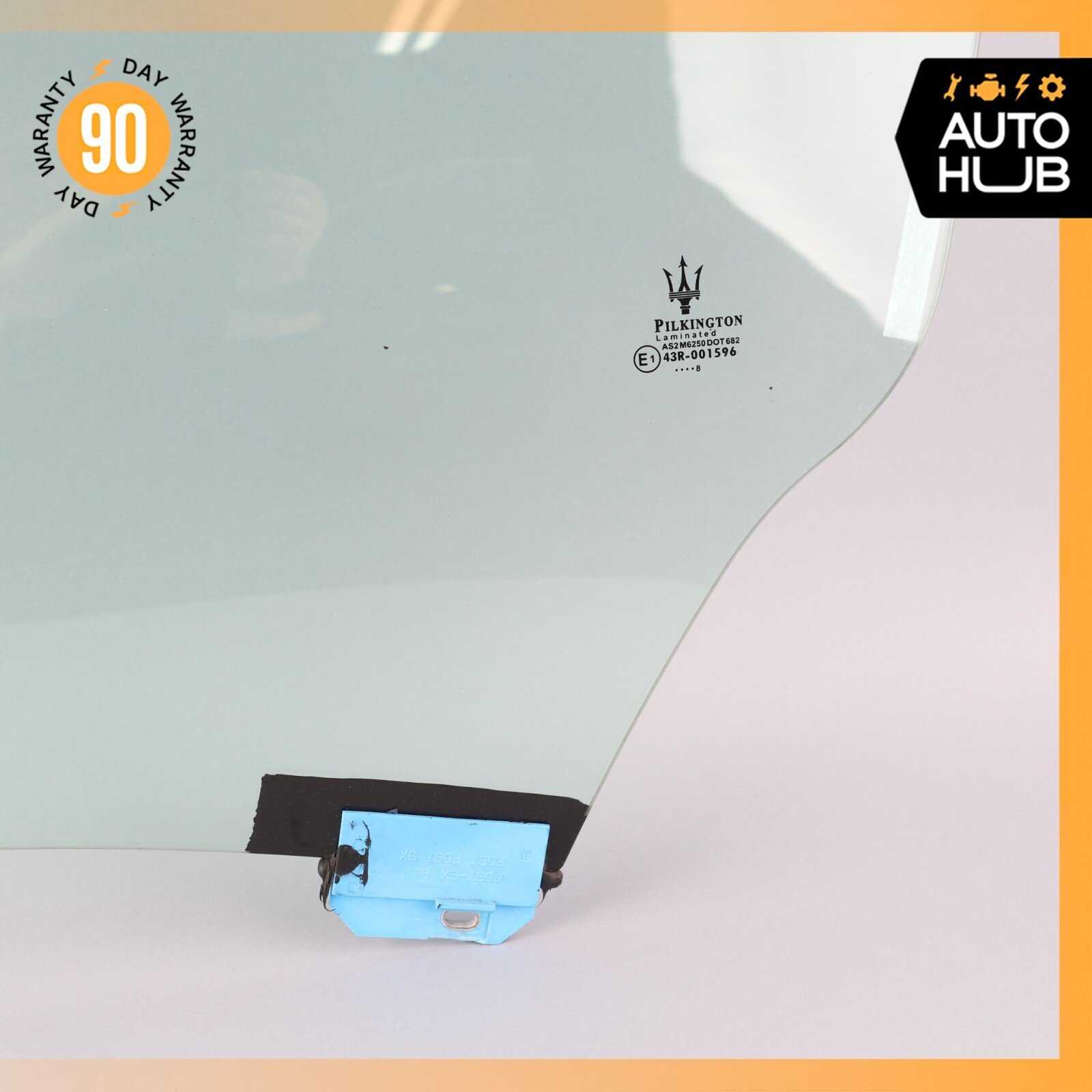03-13 Maserati Quattroporte M139 Rear Left Side Door Window Glass OEM 71k