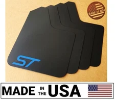 [SR] 13-18 FOCUS ST RS SE Mud Guard Flaps STARTER Set BLACK w/ Logo NO HARDWARE