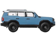 2024 Toyota Land Cruiser Blue with White Top "HW Off Road" Series by Hot Wheels