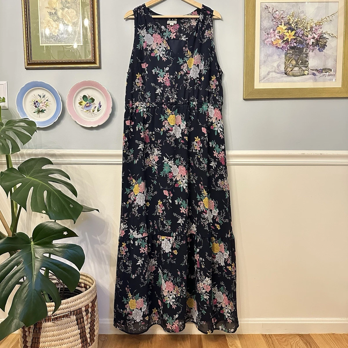 knee length dresses for ladies Marcella | Tilden Long Sleeve Dress in Violet | Women's Size Medium | Sustainable European Jersey main image 0