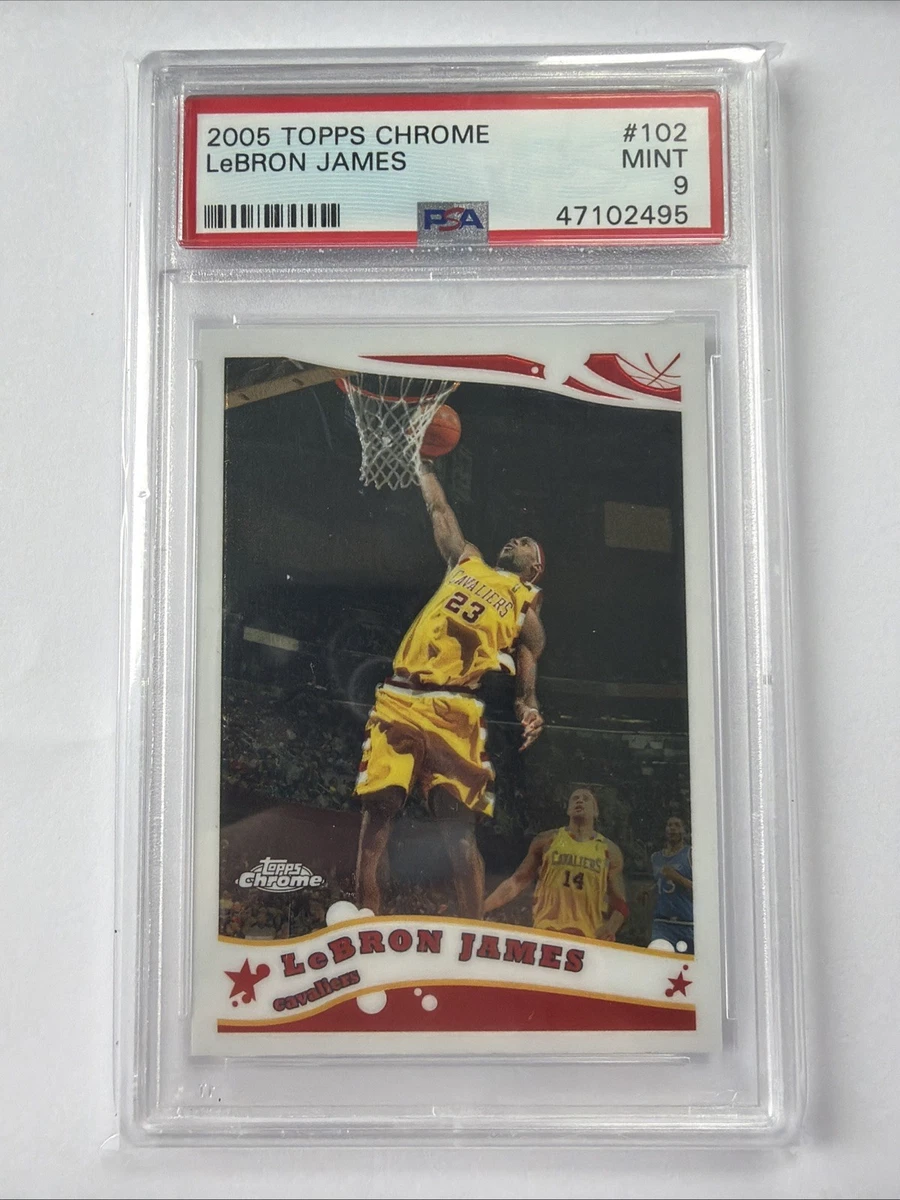 Topps LeBron James 9 Graded Basketball Sports Trading Cards