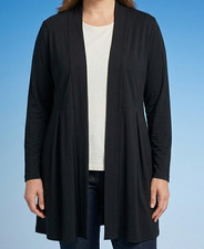 Long-Cardigan von Mia Moda Gr. 44 Slinky schw...