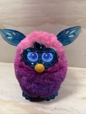 FURBY Boom Crystal Series 2012 azul púrpura rosa parlante Hasbro probado y funciona