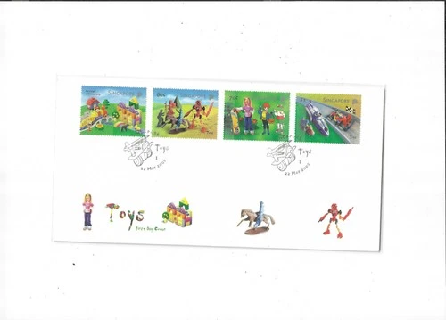 Singapore Year 2002 Toys FDC