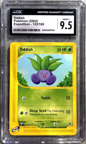 Oddish graded CGC 9.5 for sale on eBay