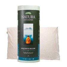 Natura Exquisite Talalay Latex Core Pillow W/ Zippered Cover