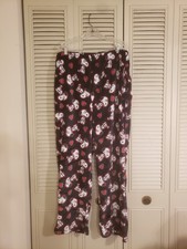 Peanuts SNOOPY VALENTINE S DAY HEARTS Fleece Lounge PAJAMA PANTS Men s XL NWT