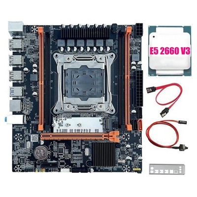 X99H Mainboard + E5 2660 V3 CPU B85 Lga2011-3 4x DDR4 REG ECC -Steckplätze 6150