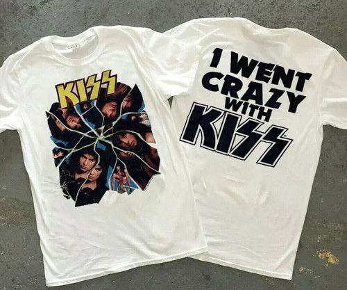 KISS I Went Crazy With Kiss 1987 Tour Concert T-Shirt