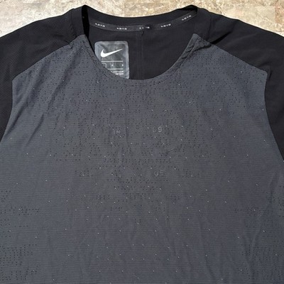 Nike Tech Pack Shirt Mens Large Black Woven Gym Running CJ5731