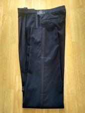 NWT Brooks Brothers Black Wool Tuxedo Trousers W31.5 L36